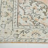 6x9 Turkish Apricot Oriental Vintage Rug, 180x289Cm