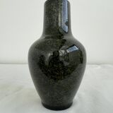 Vase, faïence émaillée de Sèvres, glaçure, vert moucheté, tacheté, Milet, XIXème siècle, élégant, dé