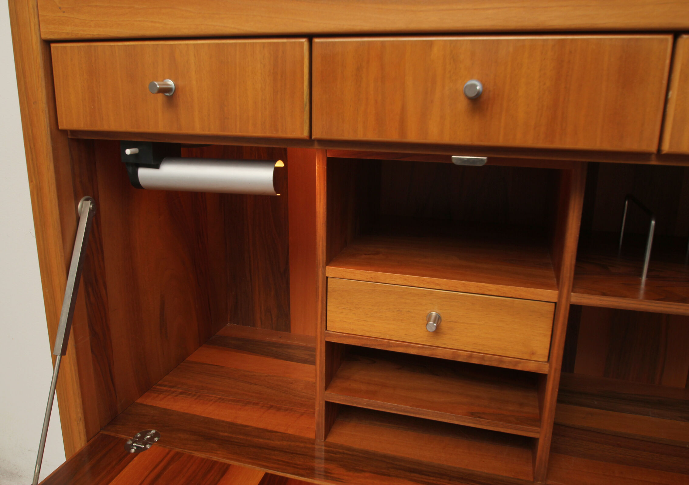 1970s secretary in walnut, Domicil Furnitures Denmark