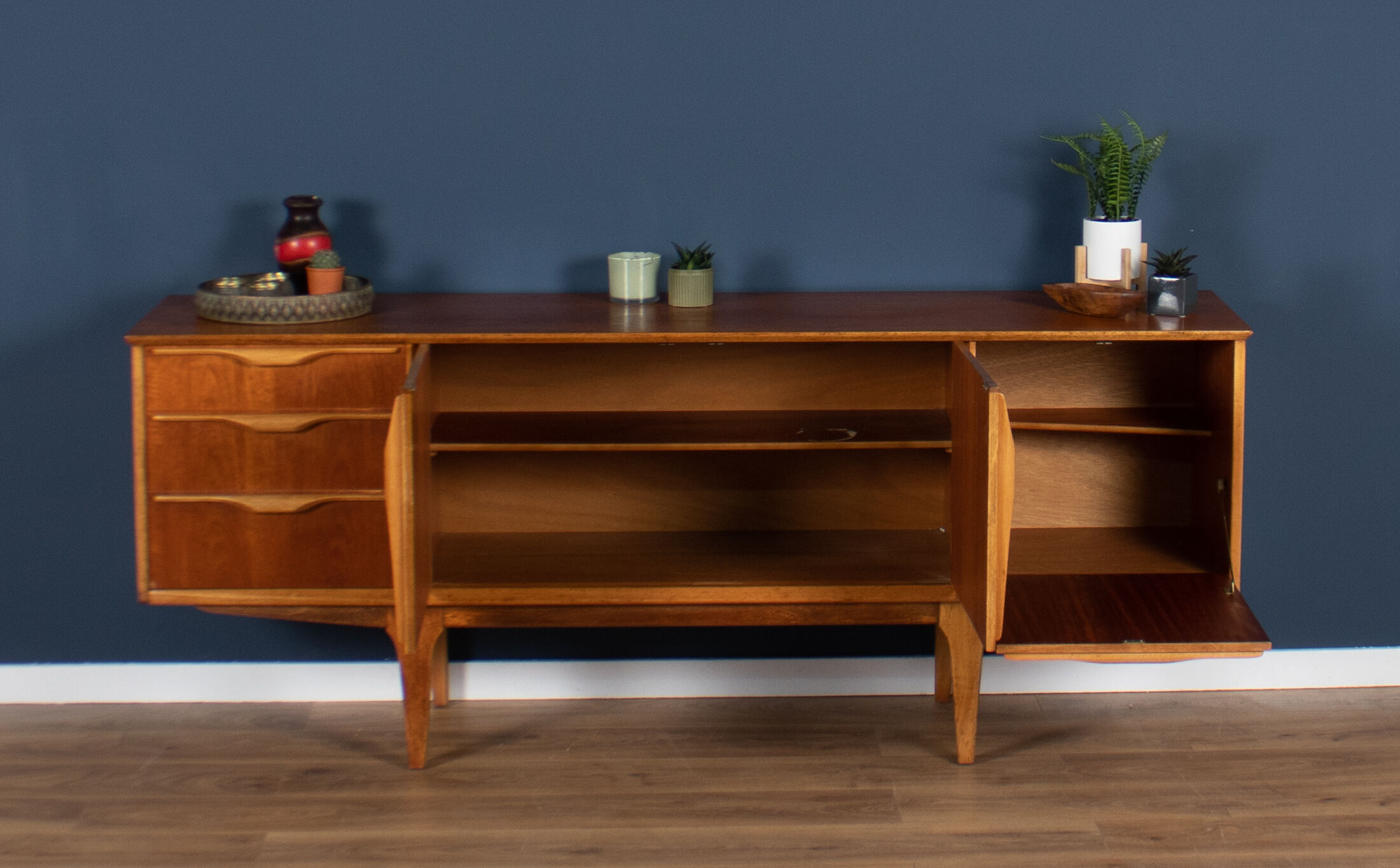 Enfilade retro teck 1960s Jentique