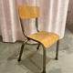 Chaise écolier vintage pour enfant
