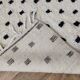 Handmade moroccan polka dot berber rug 294 x 194 cm