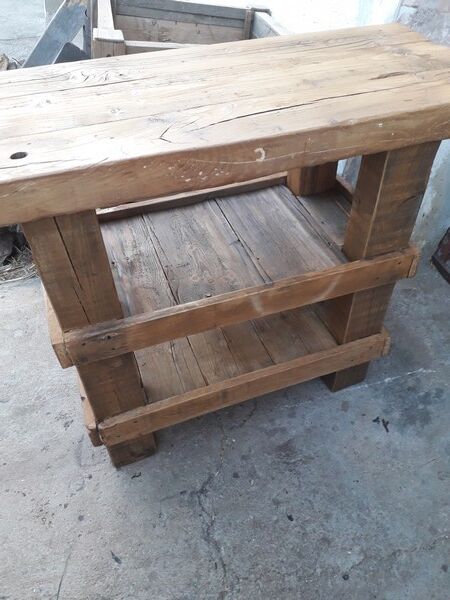 Wooden workbench 110cm