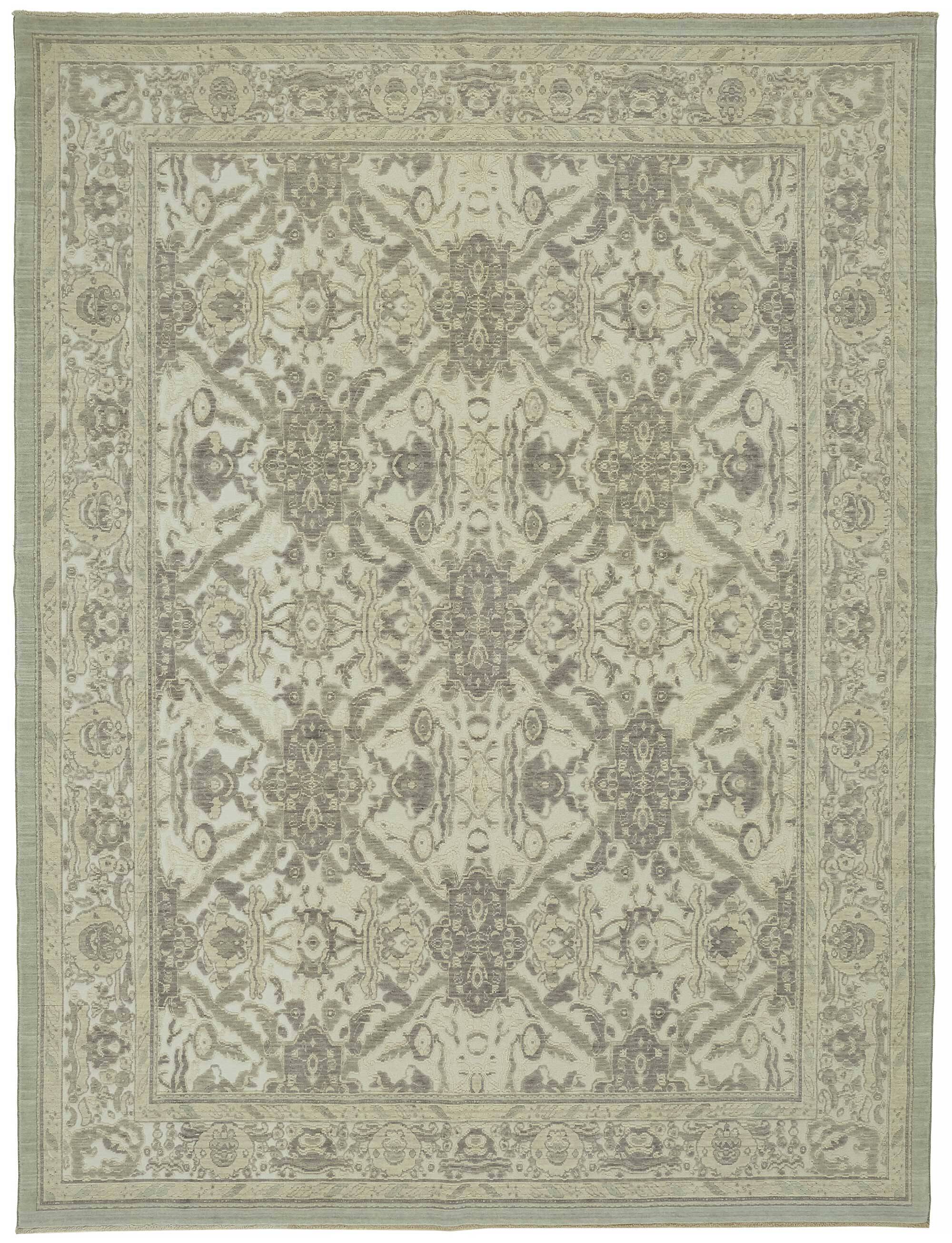 Turkish Handcrafted Loom Oushak Rug 272 cm x 355 cm