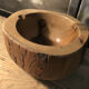 Empty cup wooden pocket