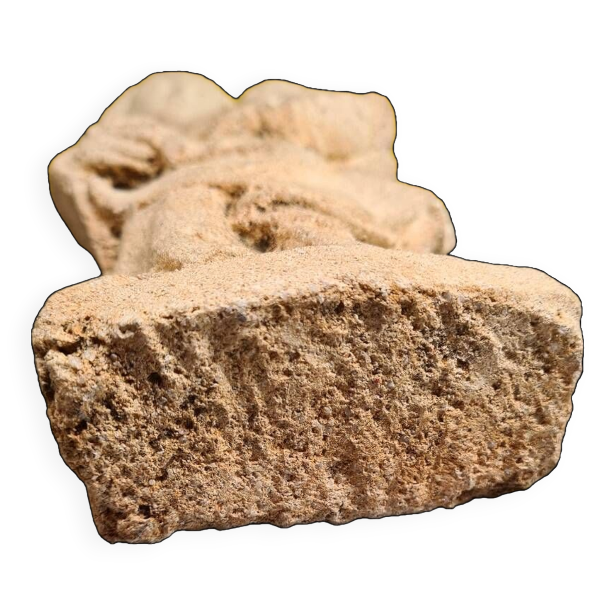 Sandstone Statue Of Madonna And Child, Circa 1930