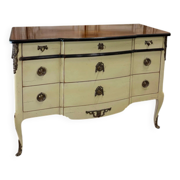 Transitional style commode painted circa 1980