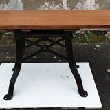Table or console industrial machine foot 1900s