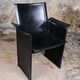 Series of 4 Korium chairs, Tito Agnoli for Matteo Grassi, 1980s
