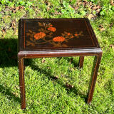 Small Chinese side coffee table, lacquered