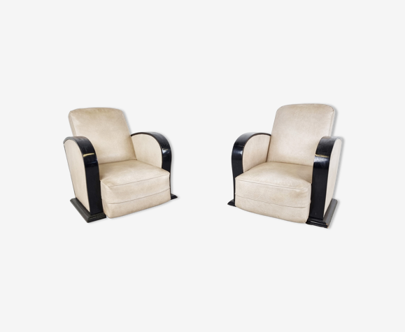 Paire de fauteuils art déco, années 1930