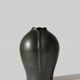 Flower Bud Shaped Ceramic Vintage Vase, Signed