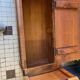 Wooden chest bench