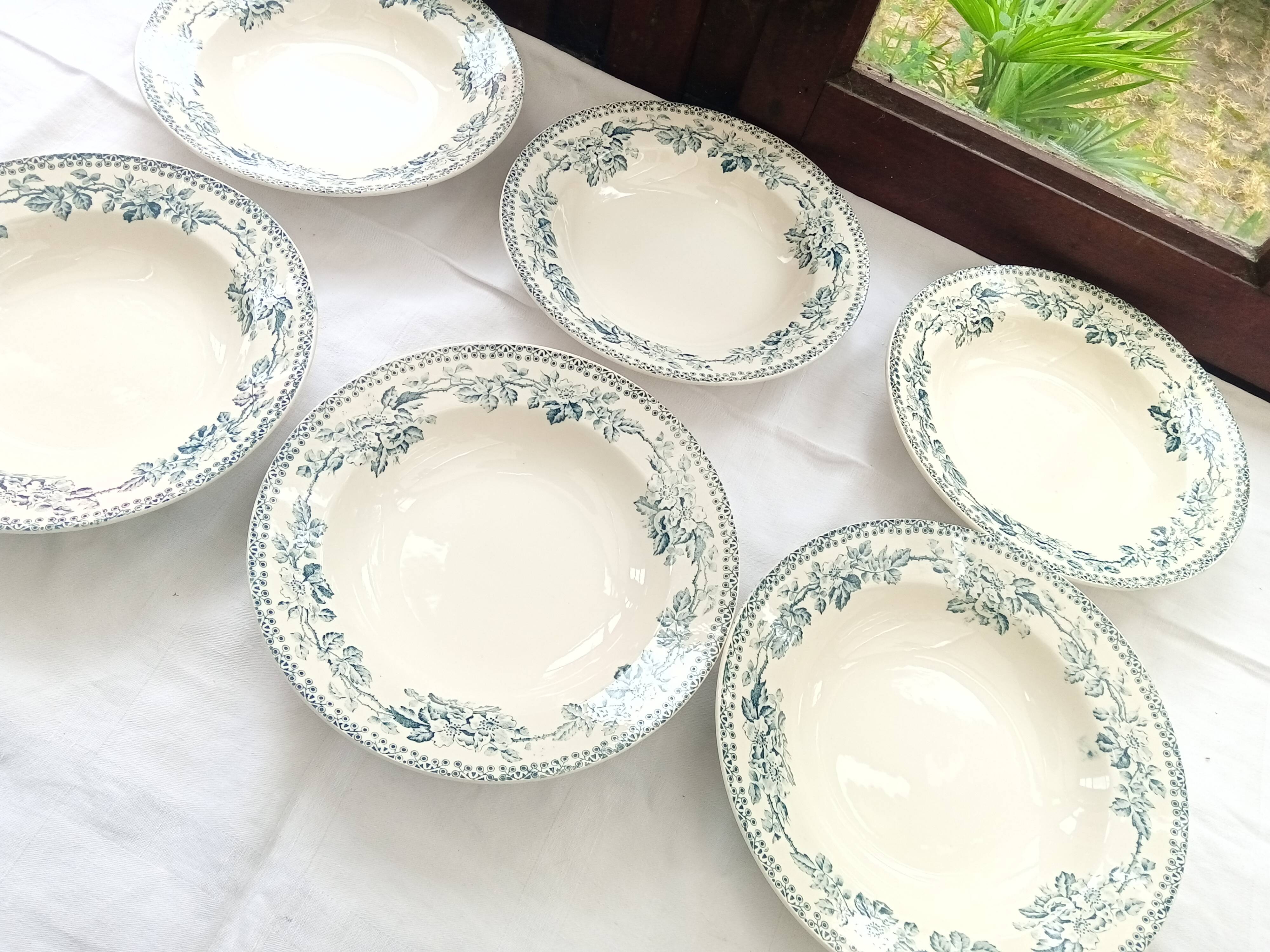 6 soup plates Terre de fer Guadeloupe