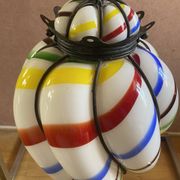 Venetian lantern, Arlequin series, made of Murano glass