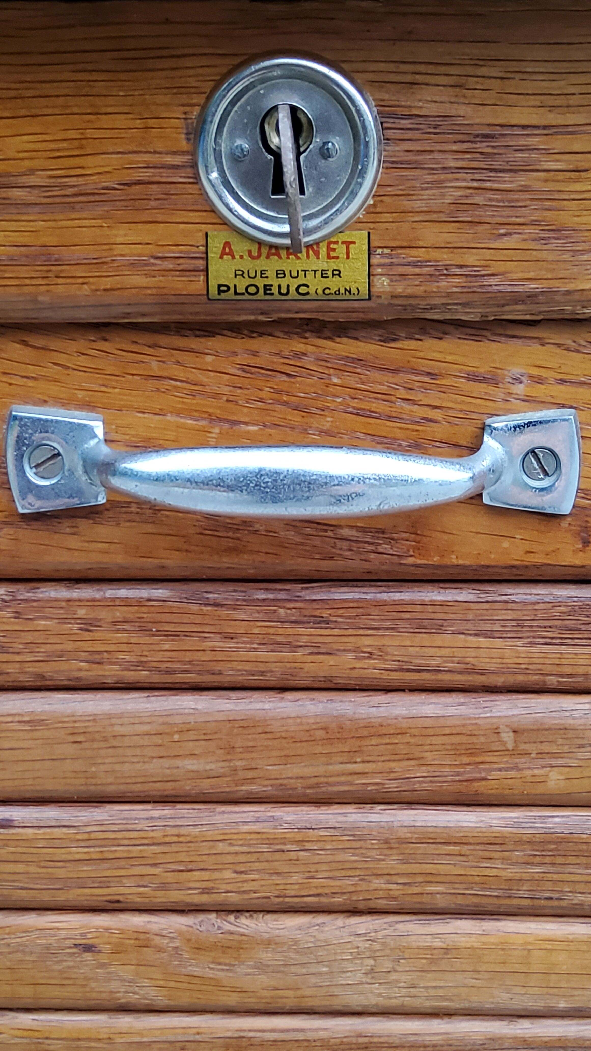 Oak curtain binder from the 50s a.jarnet
