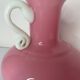 Opaline glass vase