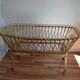 Baby vintage rattan bed