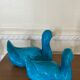 Paire de canards en porcelaine de Chine - milieu XXeme