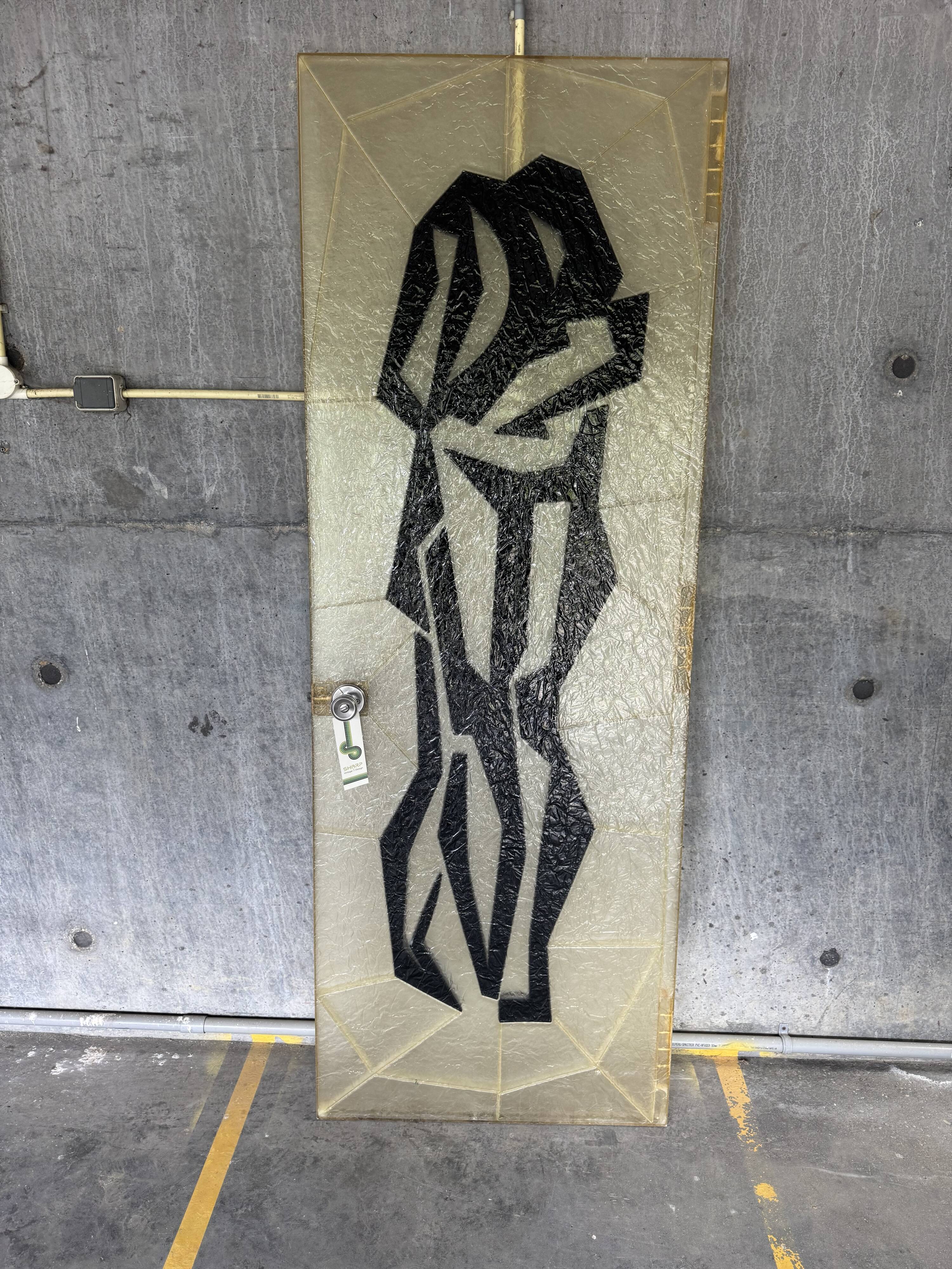 Brutalist Fiberglass Door