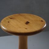 Set of 4 stools / bases in pine by Rainer Daumiller, Danish, mid-20th century, 1970.