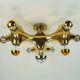 cosack gemini space age CEILING LIGHT - gold-colored - sputnik - 1970s