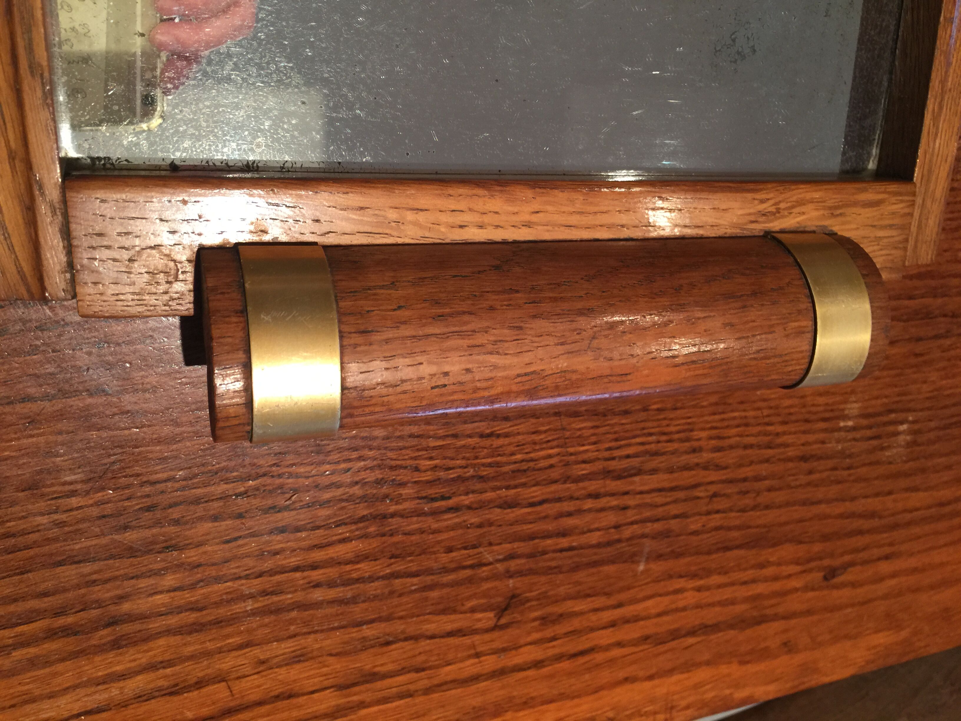 Art deco mirror tray