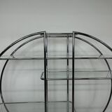 Mid-century design tubular steel shelf