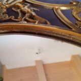 Baroque brass mirror.