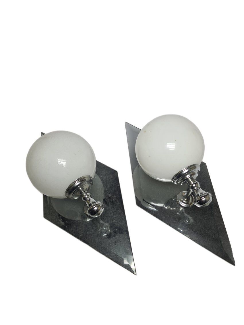 Art Deco sconces, Poland, 1960s, set of 2