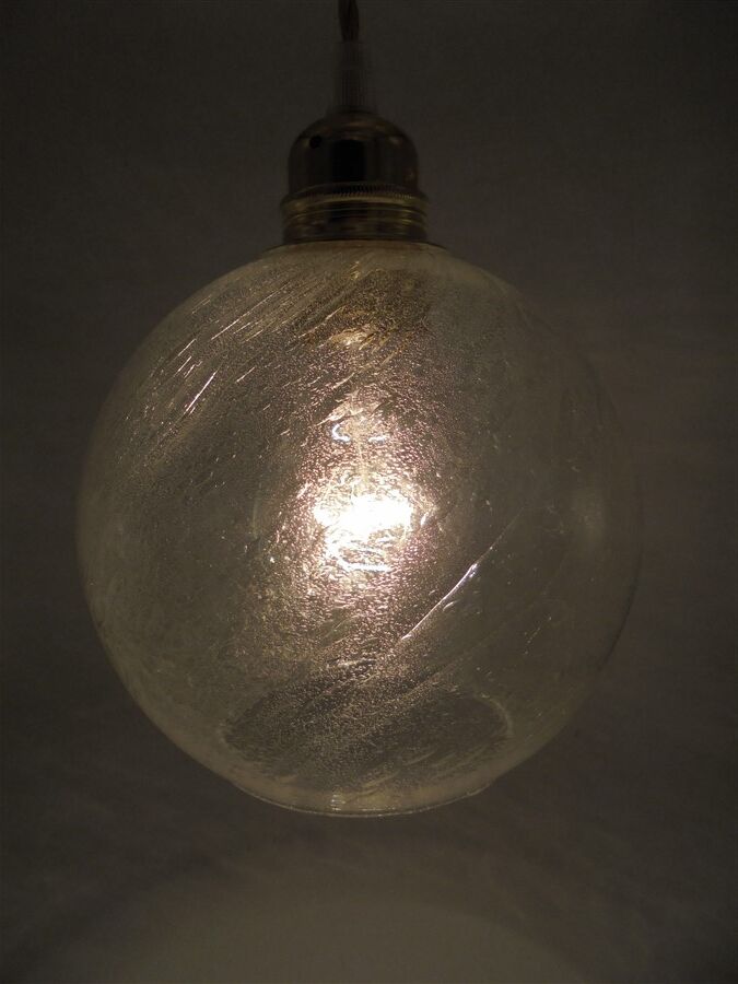 Bubble glass pendant light