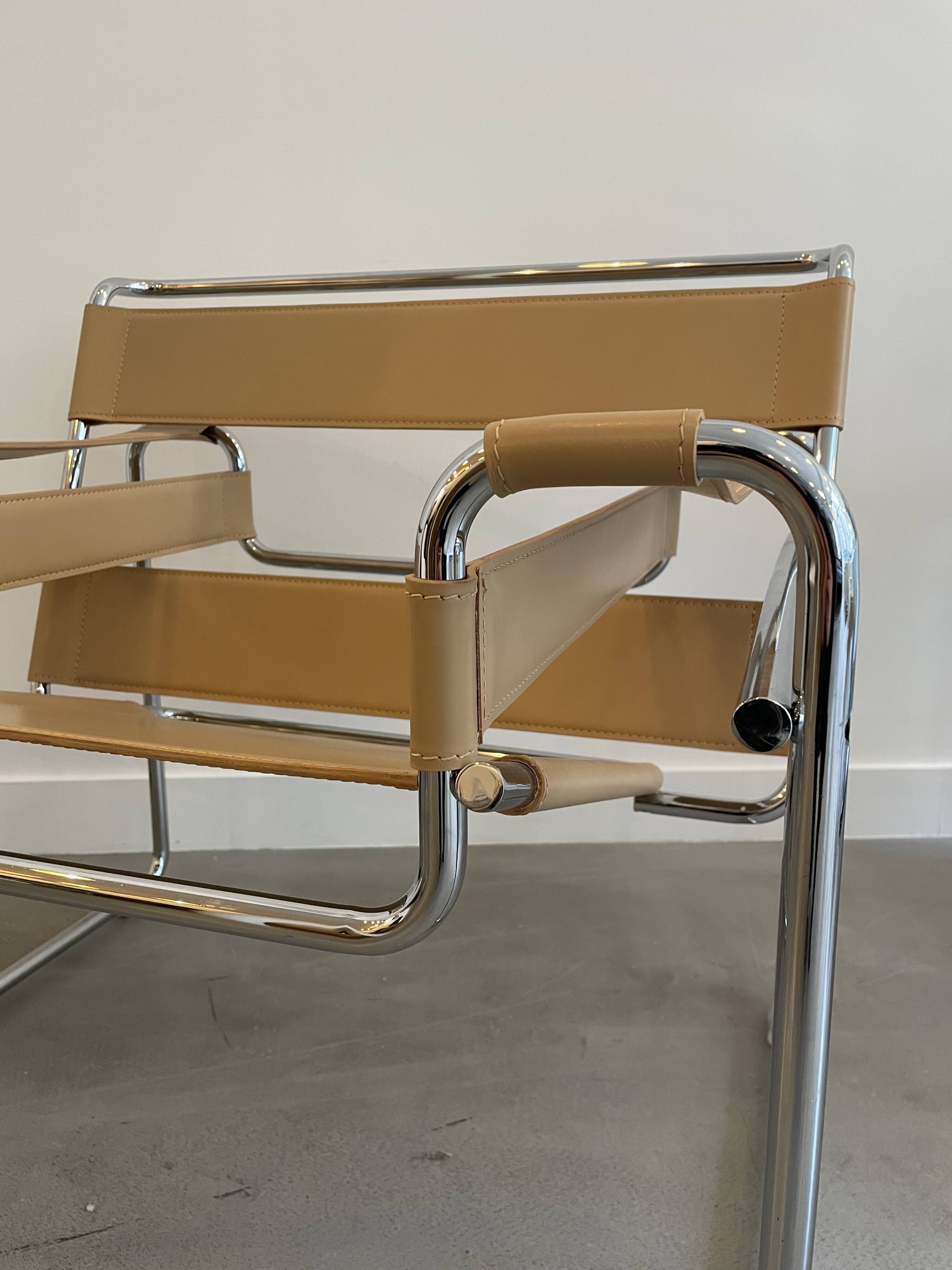"Wassily" armchair by Marcel Breuer for Gavina.