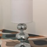 Lampe en chrome space age '70