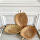 Trio corbeilles osier et bambou vintage