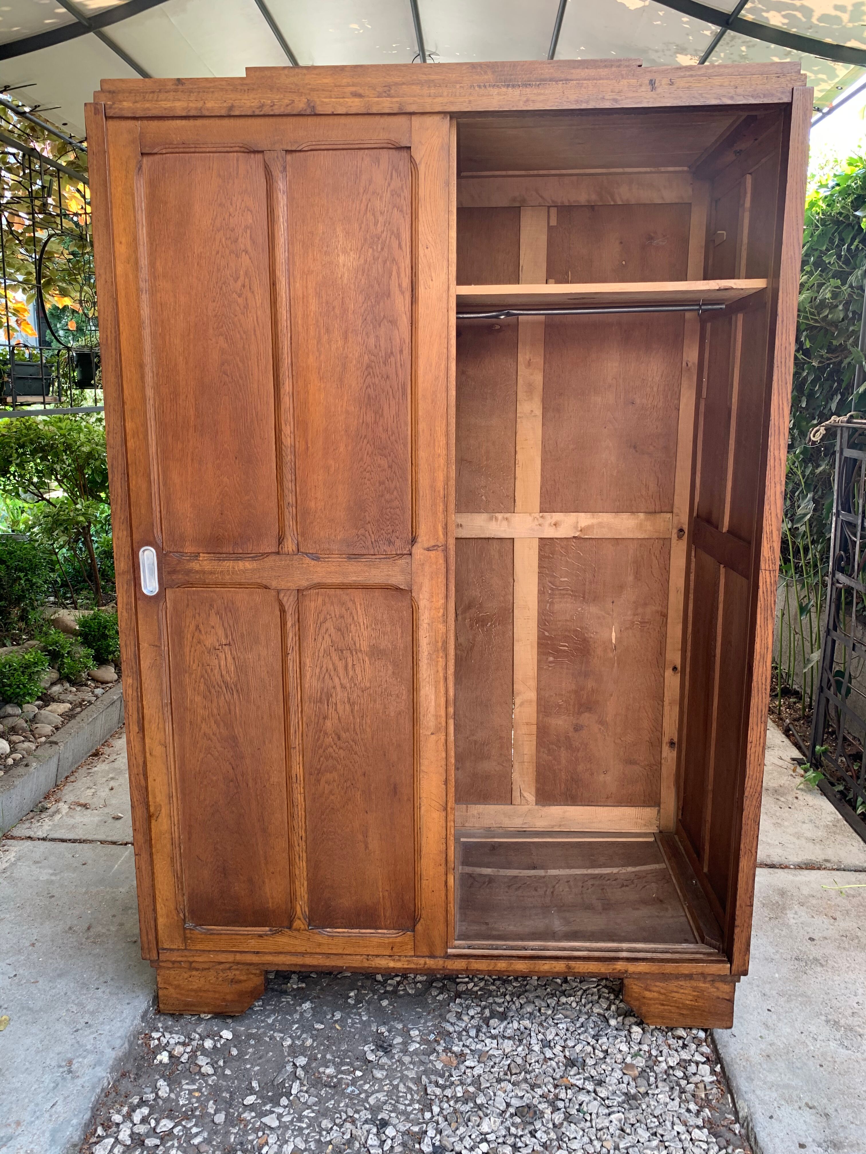 Parisian wardrobe 50's sliding doors