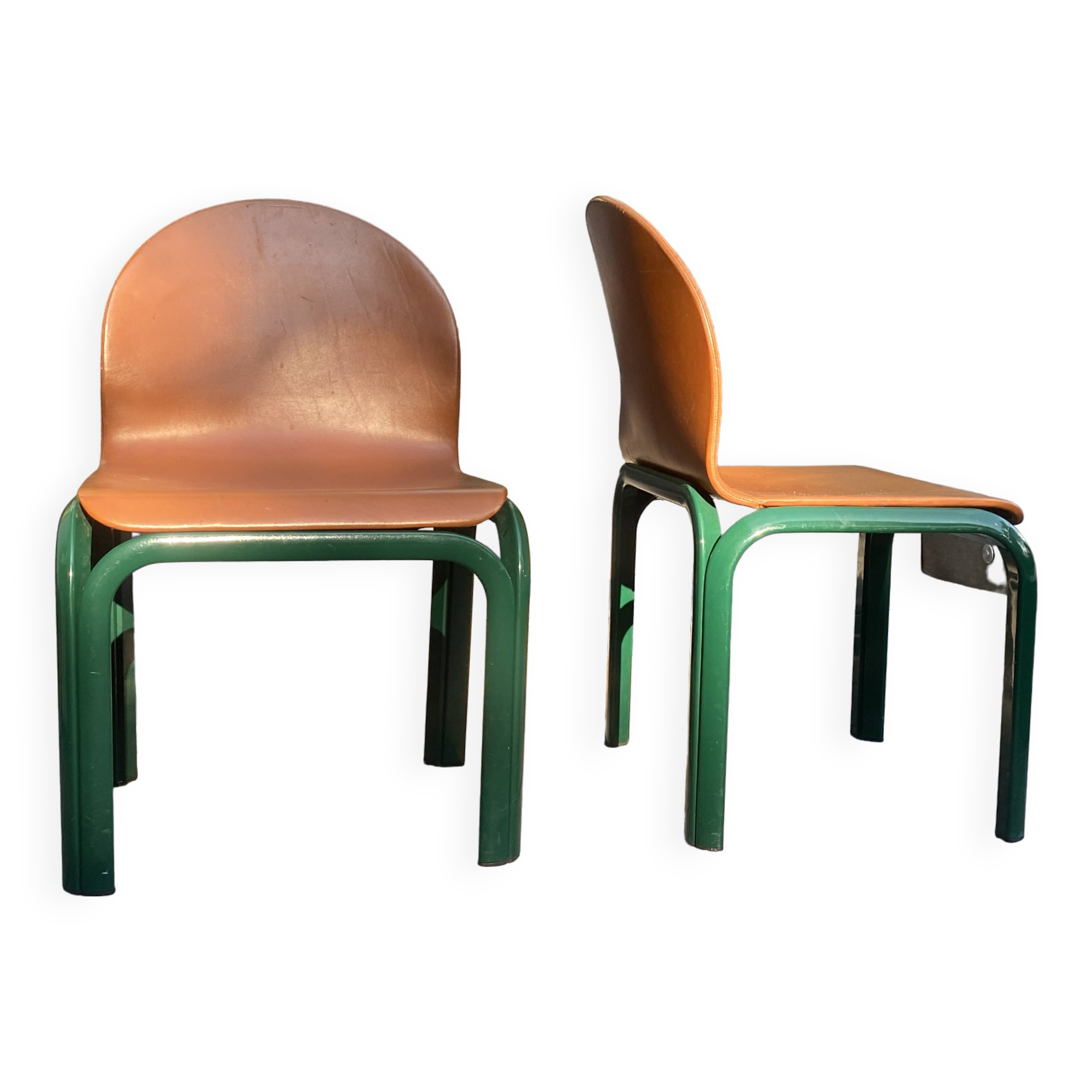 4 chairs model Orsay Gae Aulenti 1975
