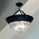 Bronze Crystal Light Pendant 1940’s