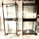 2 display cabinets signed by Baumann