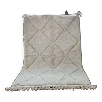 Handmade wool Berber rug 250x150 cm