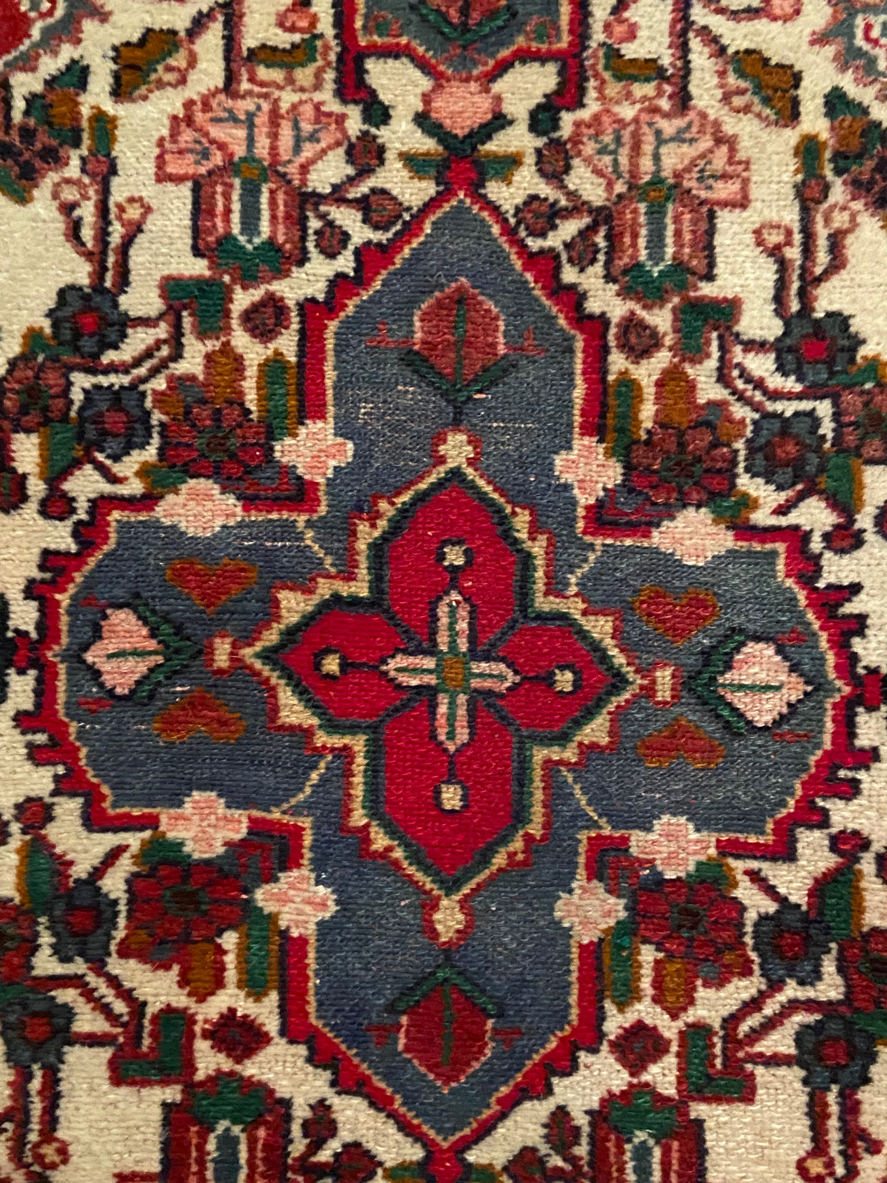 Ancient oriental carpet handmade Central Asia Turkey