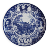 old Delft earthenware dish bicentenary French Revolution old Dutch dish
