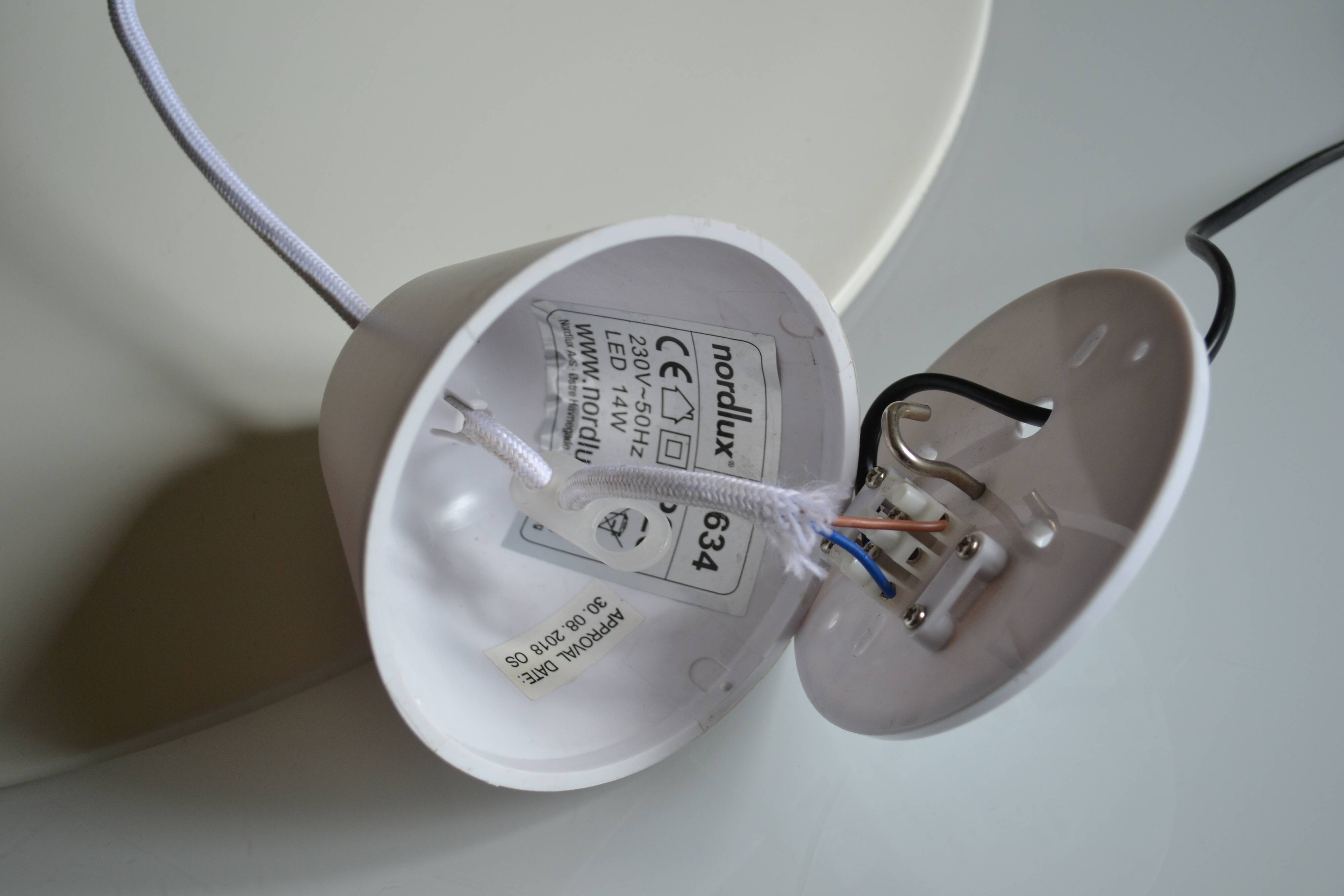 Large Scandinavian pendant light Nordlux Denmark 60 cm integrated LED