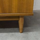 Armoire scandinave 3 portes en teck blond