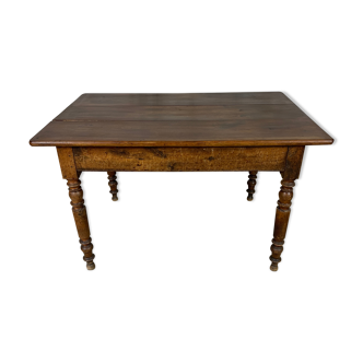 Table de ferme ancienne en noyer