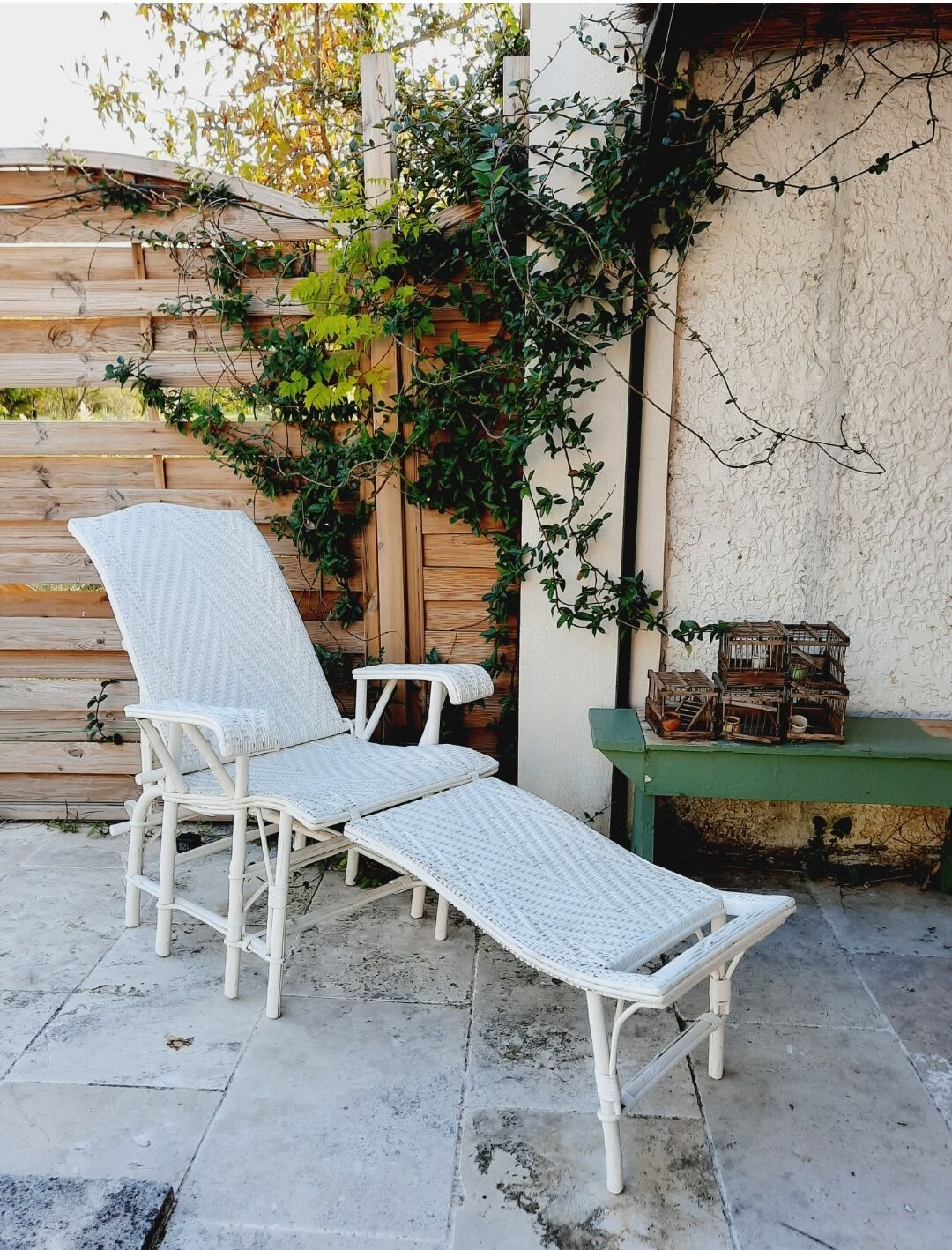 Chilean, vintage deckchair