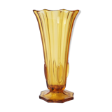 Octagonal flare vase