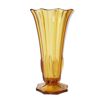 Octagonal flare vase