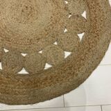 Tapis rond en jute 90cm