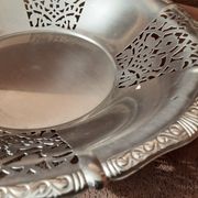 Corbeille  métal  vintage