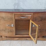 Art Deco sideboard in burr walnut